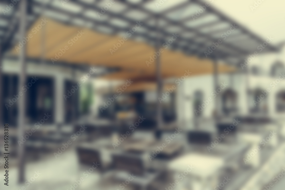 Blurred background,Coffee shop blur background