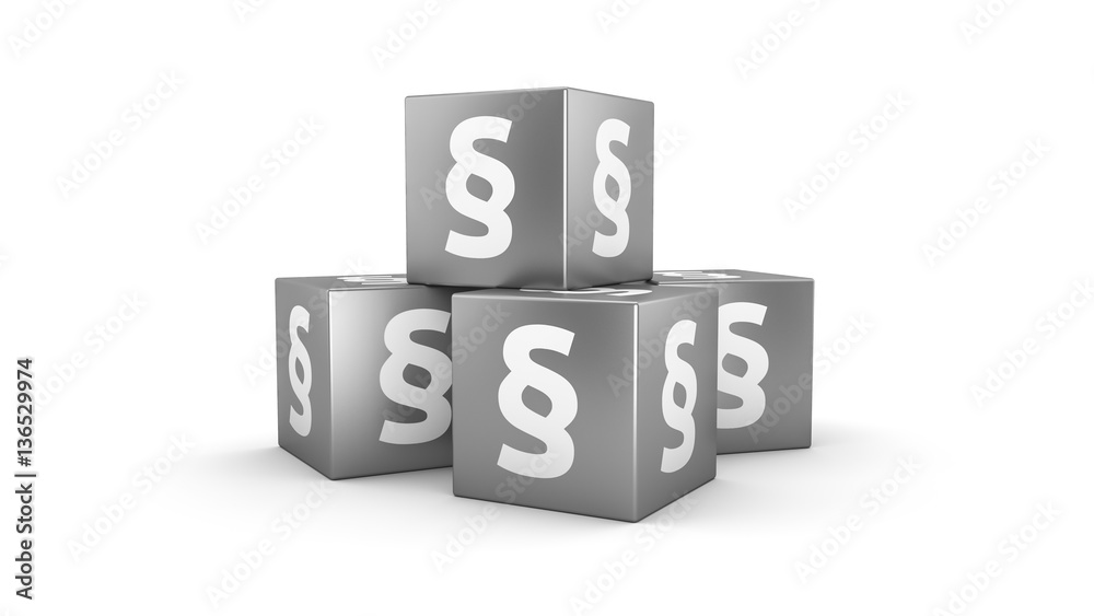 Paragraph - Konzept Finanzamt, taxes, Steuern oder Law Paragraph - Konzept Finanzamt, taxes, Steuern oder Law