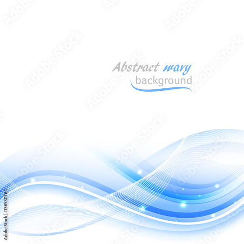 Abstract wavy vector background with glitter.
