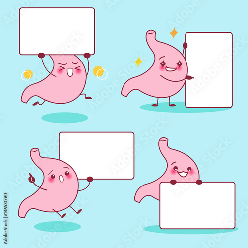 cartoon stomach take billboard