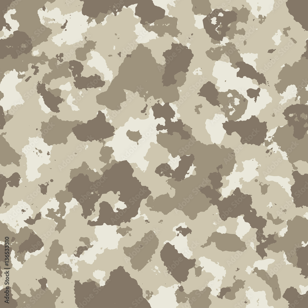 vector illustration of seamless military camouflage pattern