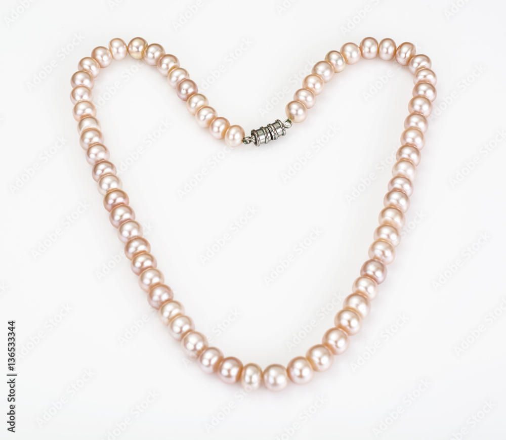 Beauty Pearl Necklace Studio Photo