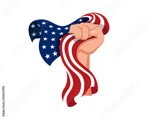 United States Of America Humanity Freedom Illustration - American Spirit