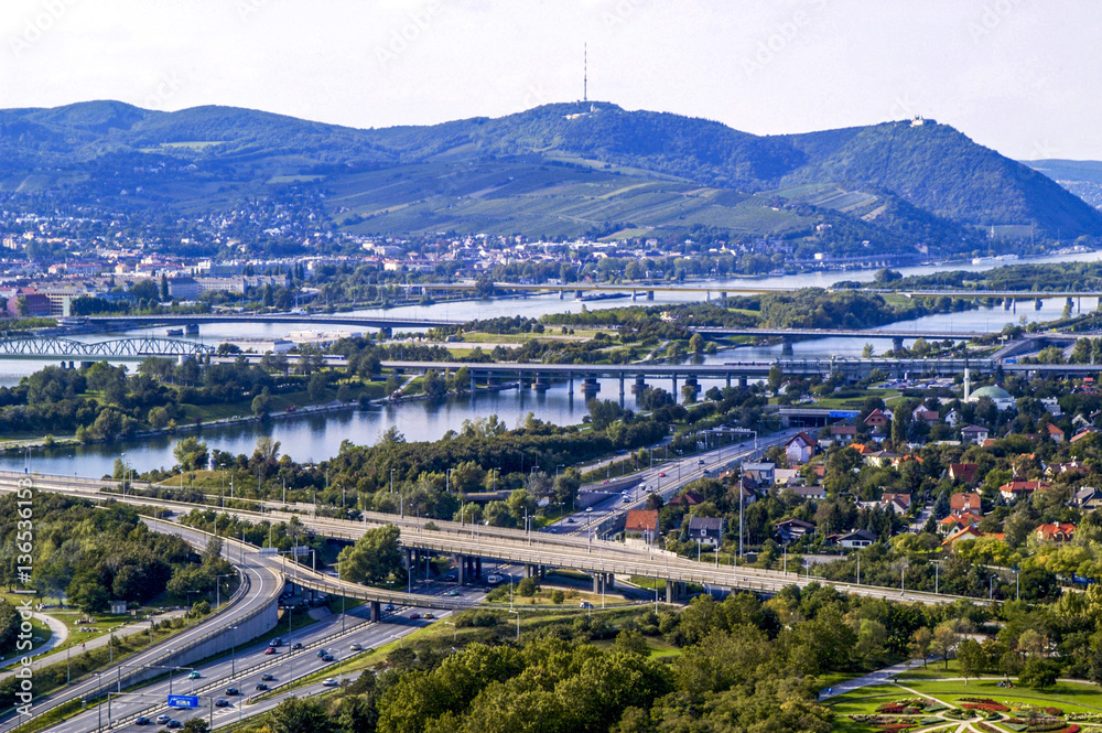 City view, Austria, Vienna, 22. District, Donaucity