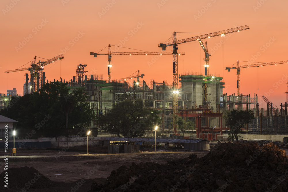 construction site of new government house, bangkok,  Thailand