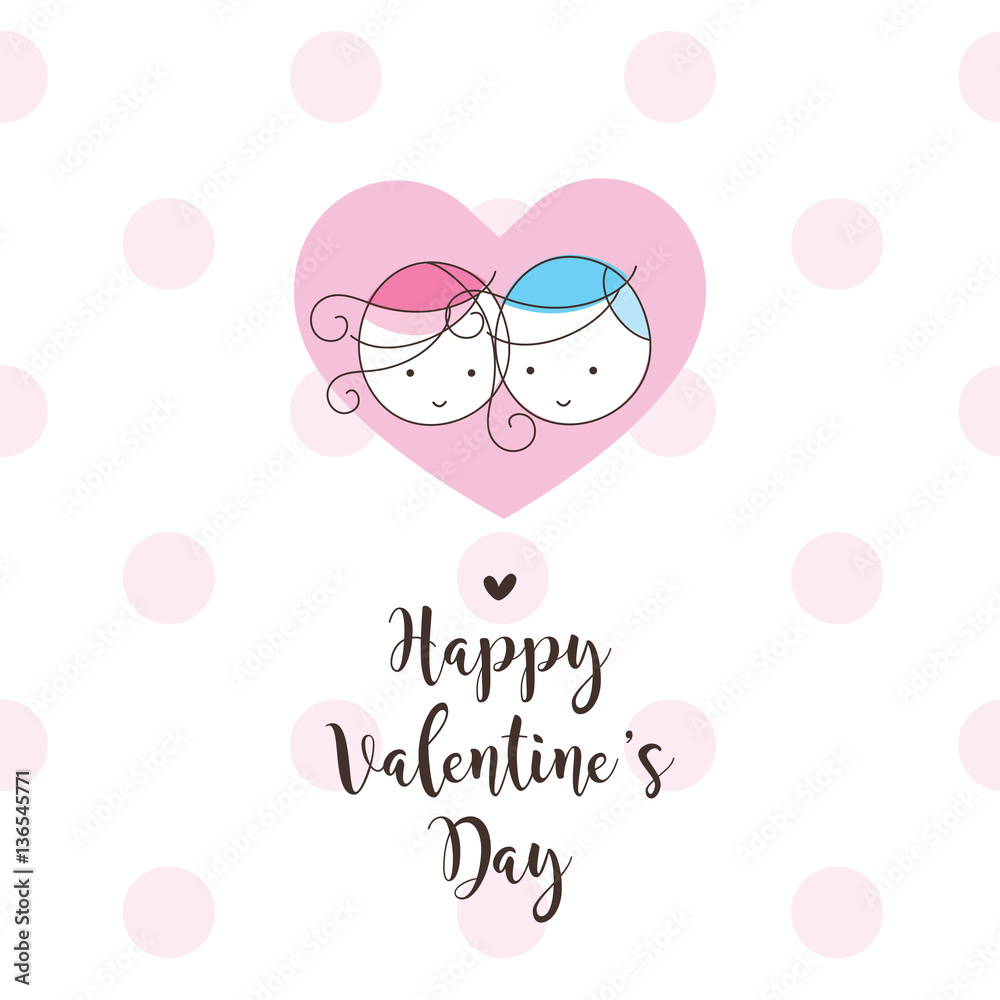 Valentine's card with copy space.
Greeting card template. Seamless pattern at the background.