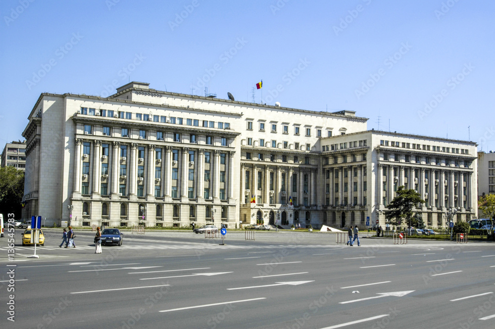 Bucuresti, Cala Victoriei, Senatul Romaniei, Romania, Bucharest
