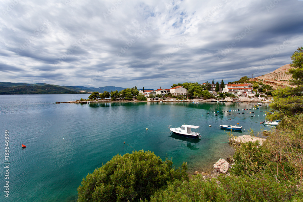 Adriatic sea, Radalj - small village nearby Dubrovnik, South Dalmatia, Croatia