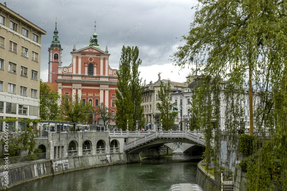 Ljubljana, city view, Slovenia