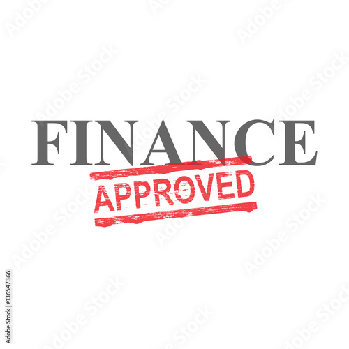 Finance Approved Word Stamp