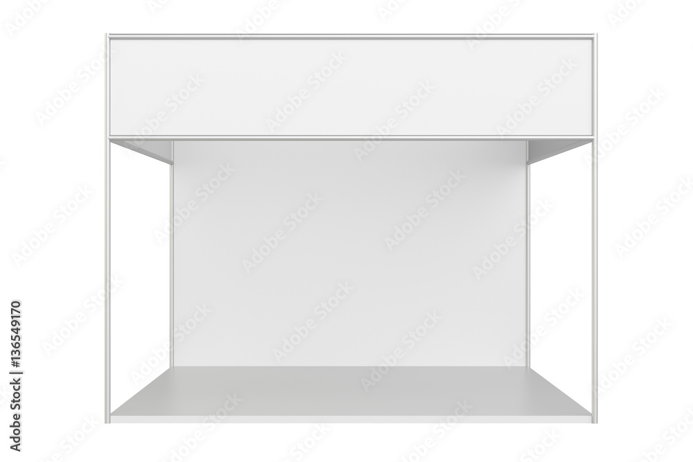 Exhibition standard stand for presentation. 3d rendering Exhibition standard stand for presentation. 3d rendering