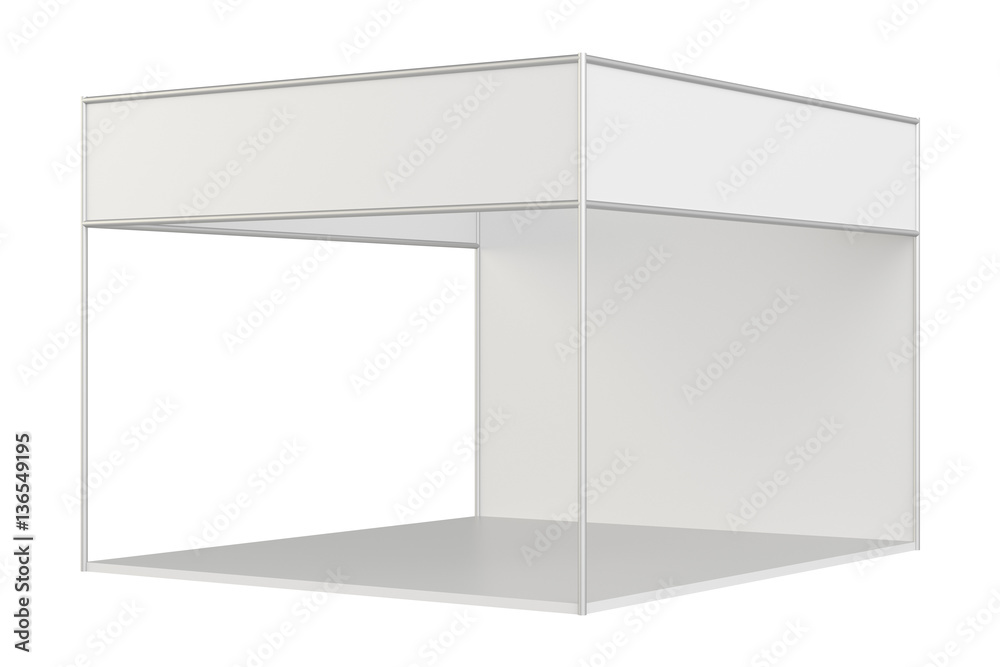 Exhibition standard stand for presentation. 3d rendering Exhibition standard stand for presentation. 3d rendering