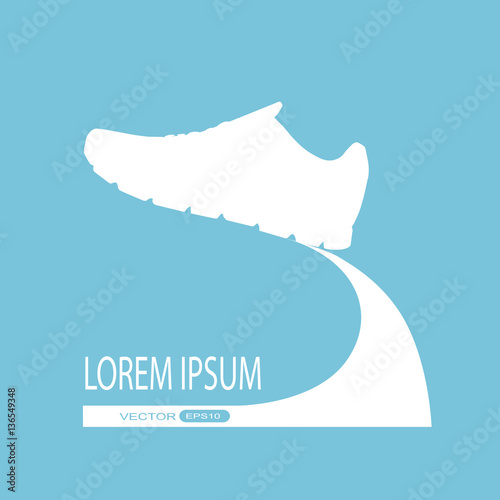 comfortable sneaker for training, vector, illustration,