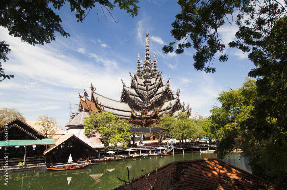 Beautiful Buddhist temple