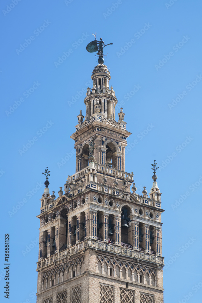 La Giralda Tower, Seville, Andalucia, Spain