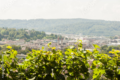 Winterthur, Stadt, Altstadt, Goldenberg, Stadtkirche, Weinberg, Sommer, Spazierweg, Aussichtspunkt, Schweiz photo