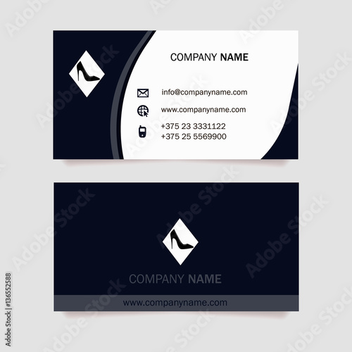 Vector visiting card