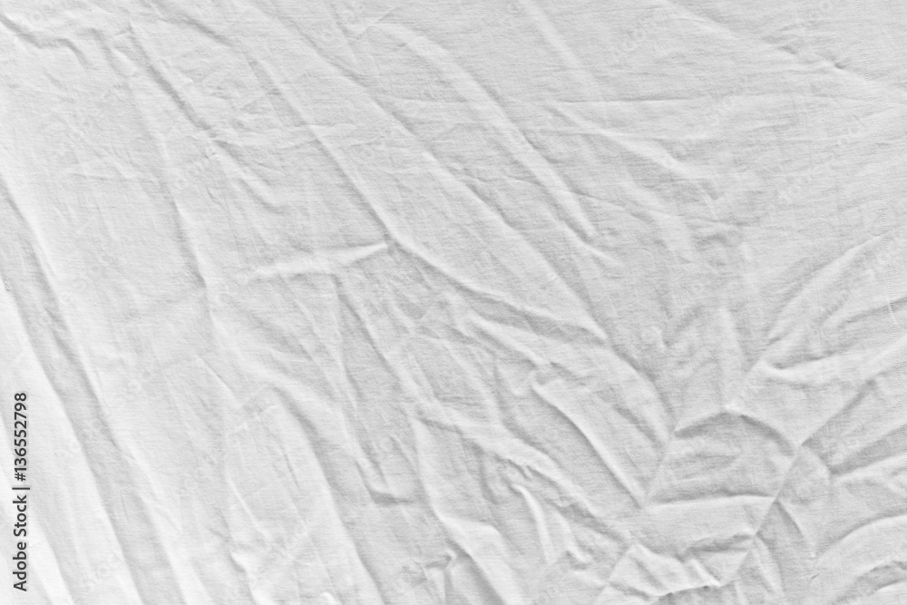 Fototapeta premium wrinkled white cloth as background