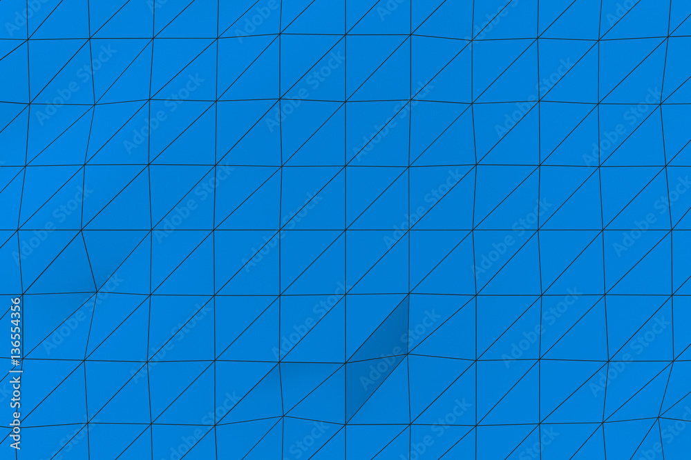 Colored low poly displaced surface with dark connecting lines Colored low poly displaced surface with dark connecting lines
