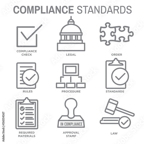 In Compliance Icon Set - Outline