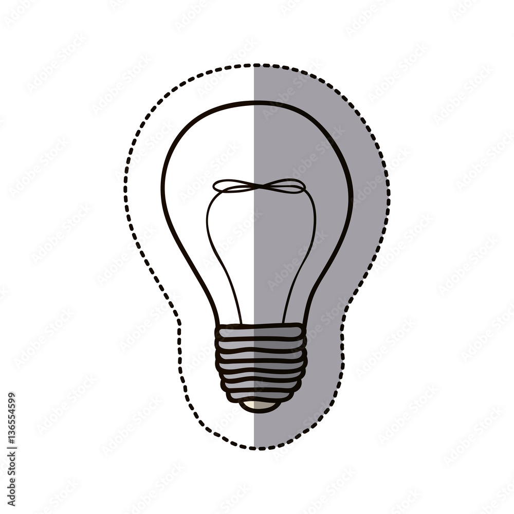 contour bulb brain electric icon, vector illustration design contour bulb brain electric icon, vector illustration design