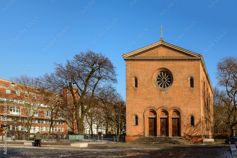 Nach antikem Vorbild: Alte Nazarethkirche am Weddinger Leopoldplatz