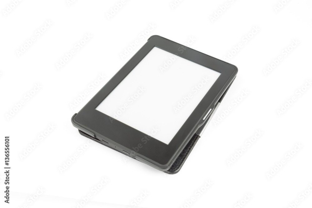 Portable e-book reader with two clipping path for book and screen. You may add your own text or picture. Portable e-book reader with two clipping path for book and screen. You may add your own text or picture.