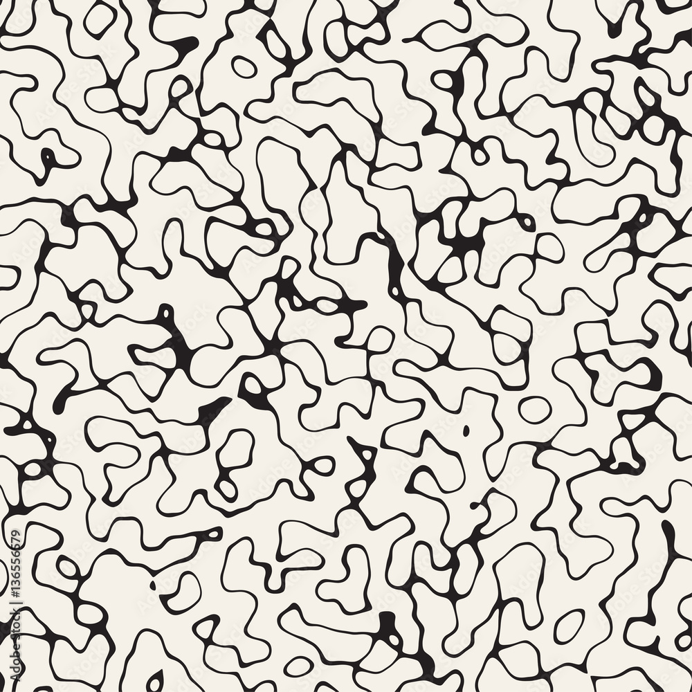 Retro Grungy Noise Texture. Vector Seamless Black and White Pattern Retro Grungy Noise Texture. Vector Seamless Black and White Pattern