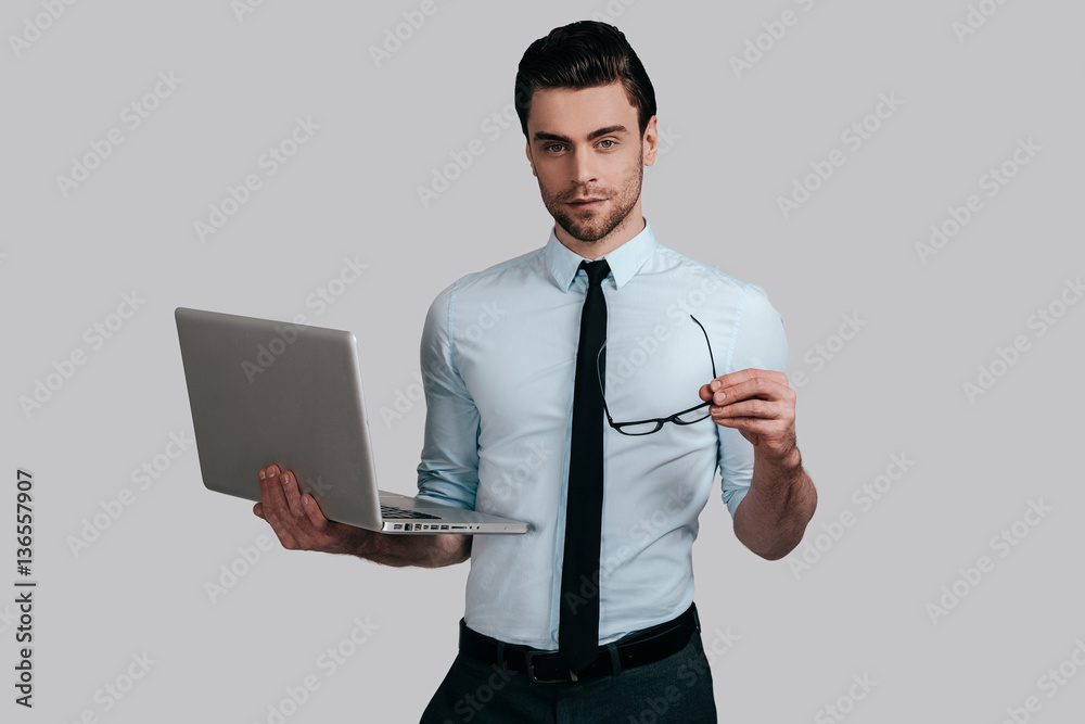 Confident business expert. 
