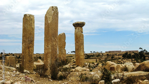 Ruined Temple of Mariam Wakino in Qohaito ancient city, Eritrea