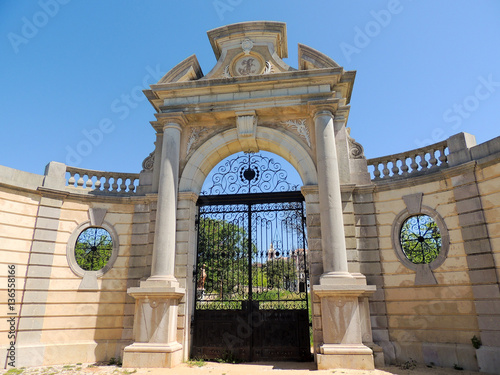 Entrance of a farm in Estoi, Faro, Portugal