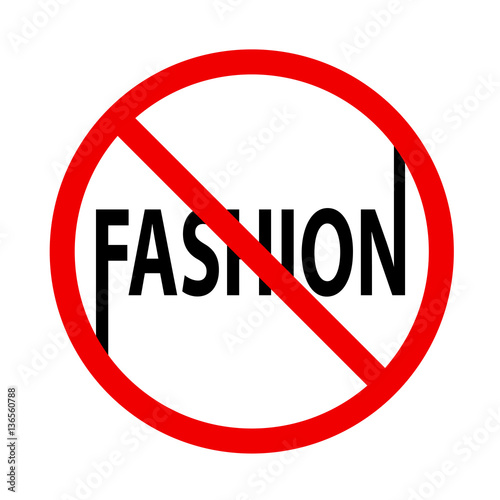 Free Download Prohibited public information icon with inscription fashion, vector, illustration - GFXLoad