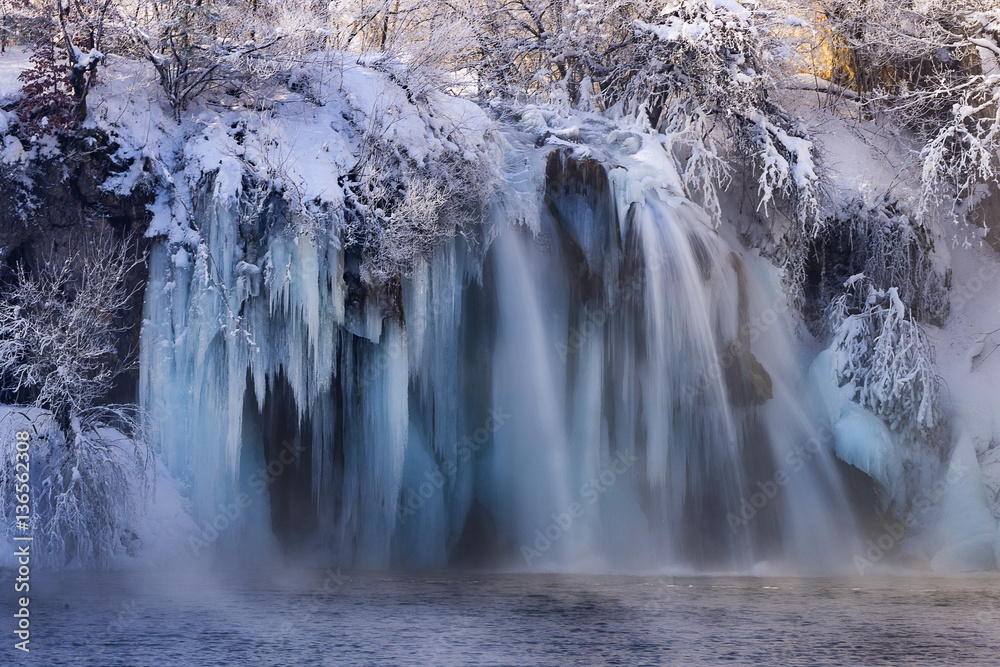 Plitvice lake winter Plitvice lake winter