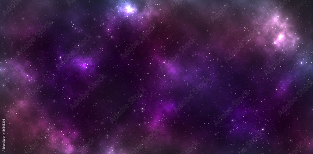 Buntes Farbspiel durch Astronomischen Nebel. Buntes Farbspiel durch Astronomischen Nebel.
