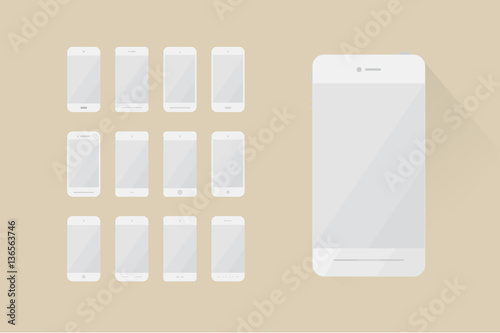 Minimalistic vector phones