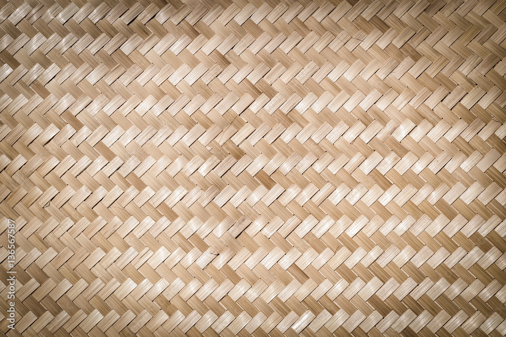 Bamboo weave pattern for background texture Bamboo weave pattern for background texture