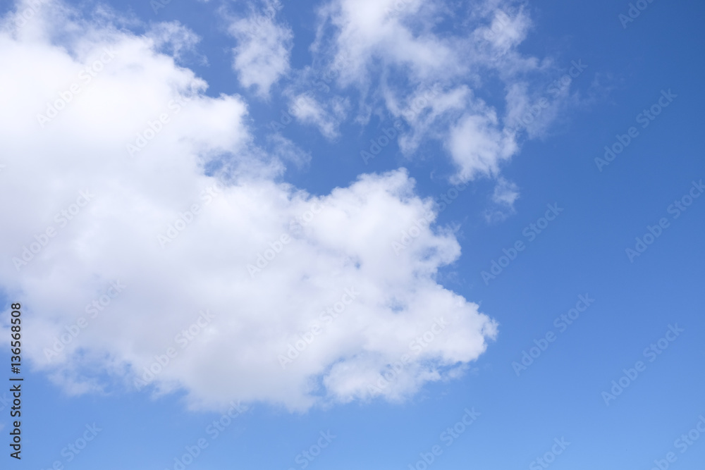 Cloud and clear sky. Cloud and clear sky.