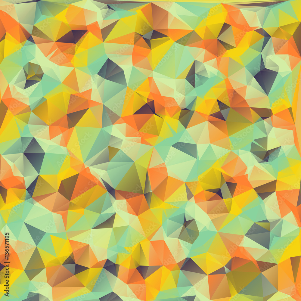 Abstract colorful mosaic pattern of geometric shapes in vector. Creative technologies background. Abstract colorful mosaic pattern of geometric shapes in vector. Creative technologies background.