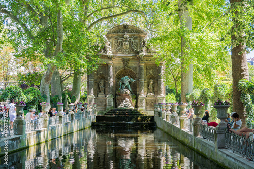 The Medici Fountain in the Luxembourg garden, Paris. photo