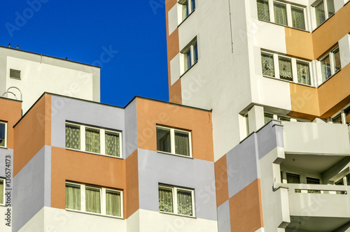 Block of flats, Trillerpark, Austria, Vienna, 21. district, Flor © visualpower