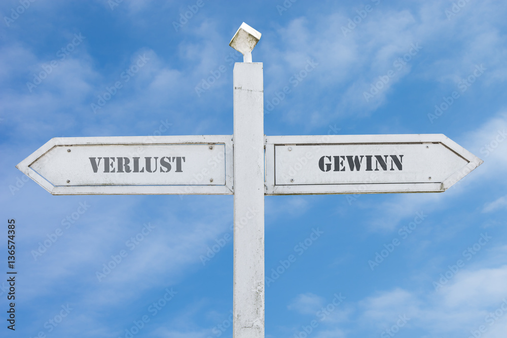 Schild 143 - Gewinn