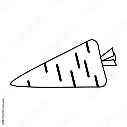 Carrot icon. Vector illustration