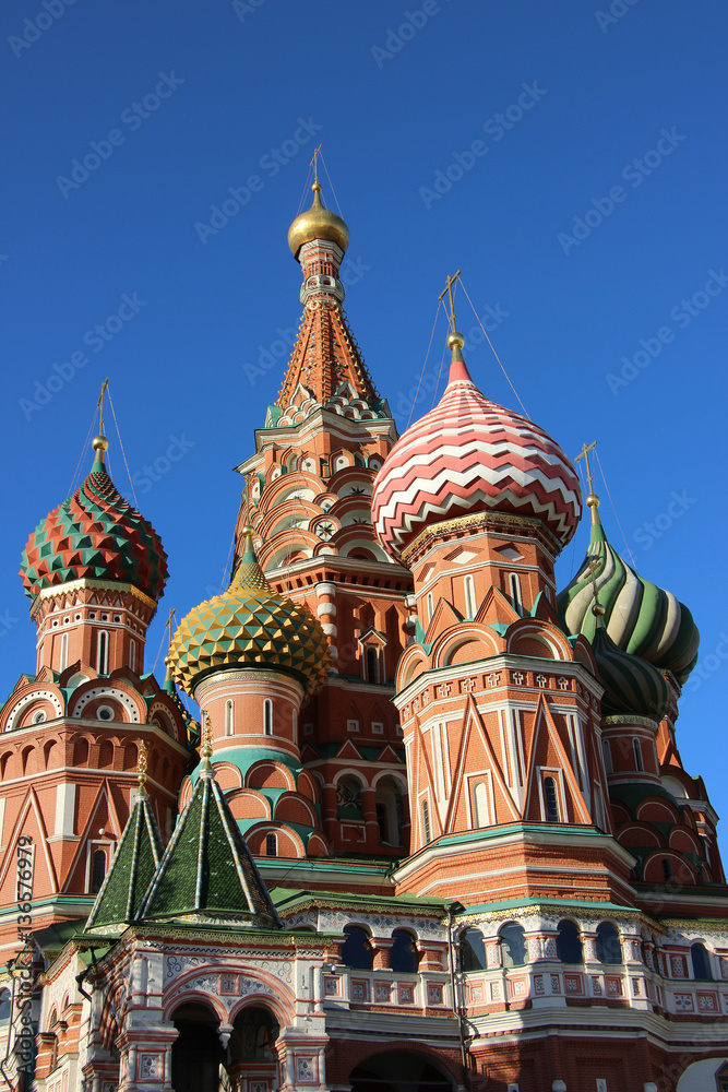 Moscow,Saint Basil's Cathedral.