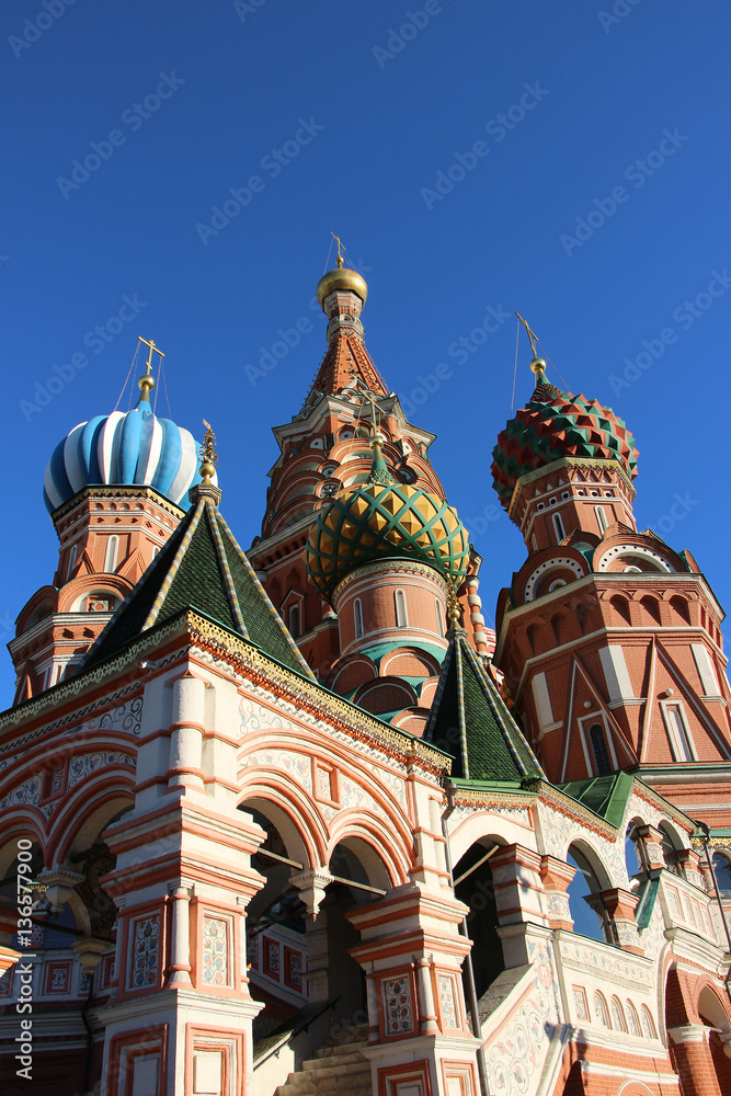 Obraz premium Moscow,Saint Basil's Cathedral.