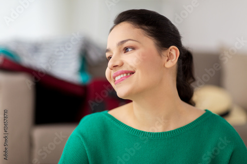 happy young woman portrait at home Free Download happy young woman portrait at home - GFXLoad
