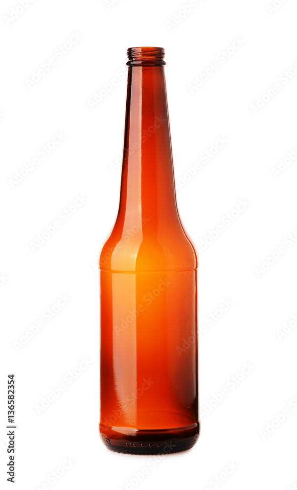 Empty brown beer bottle Empty brown beer bottle