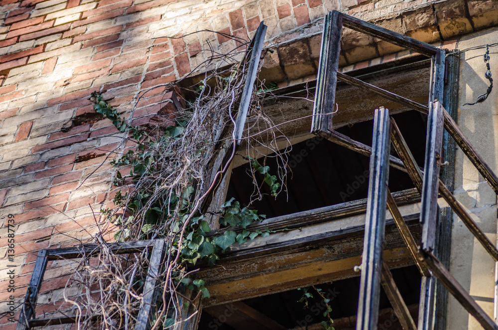 fenster von alten villa