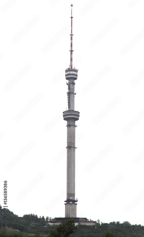 TV tower in Almaty, Kazakhstan TV tower in Almaty, Kazakhstan