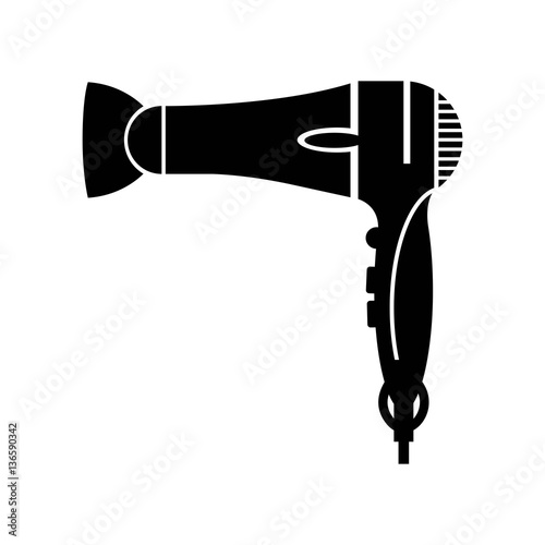 hair dryer icon vector