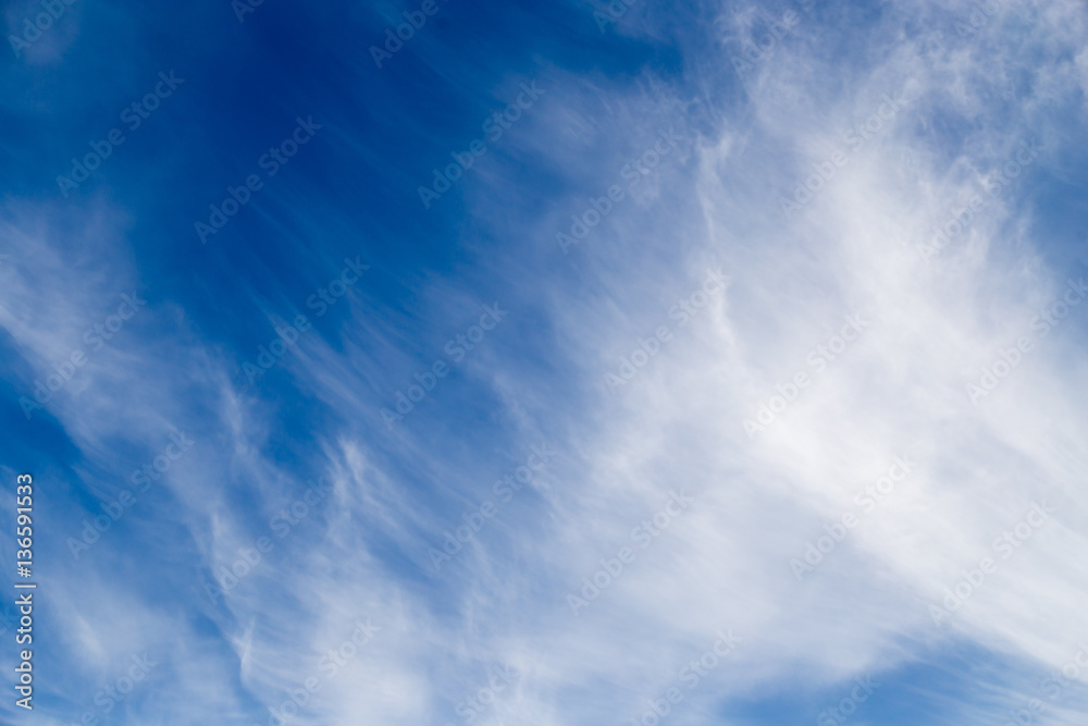 clouds in the blue sky as background clouds in the blue sky as background